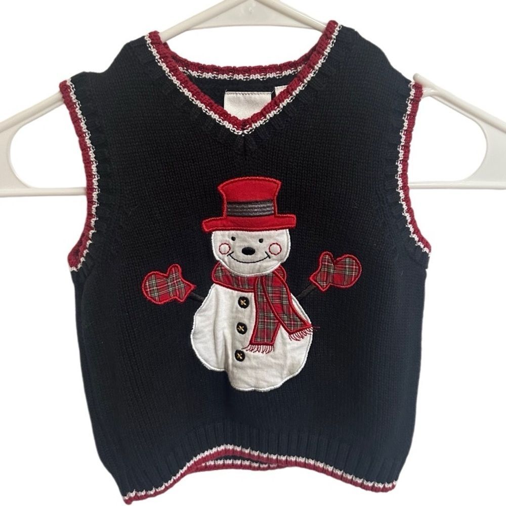 Vintage Miniwear Classic Snowman Sweater Vest  36M